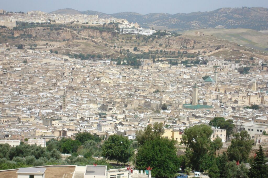 Met de camper naar Marokko - Uitzicht op Fez