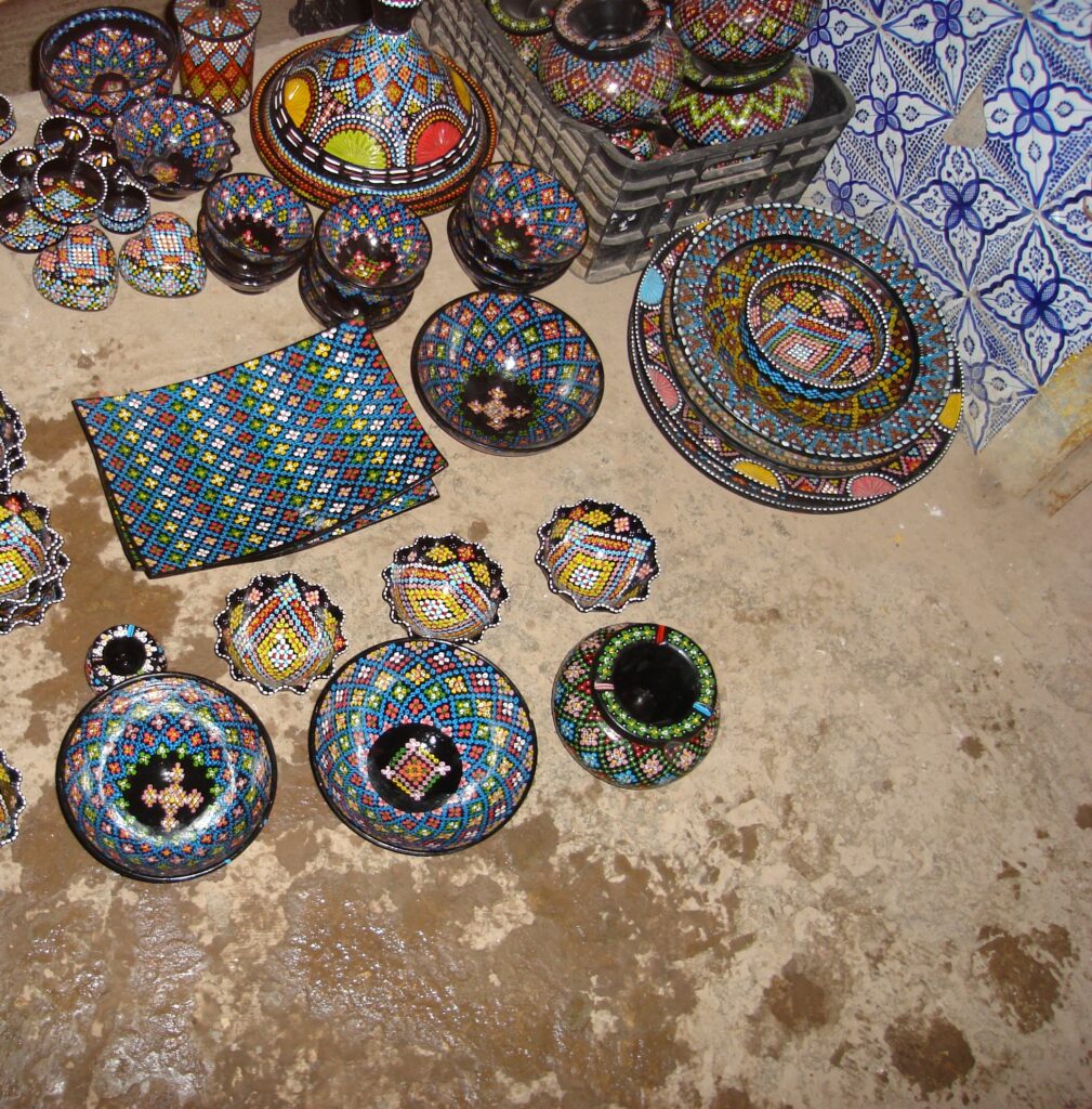 Aardewerk in Safi, Marokko