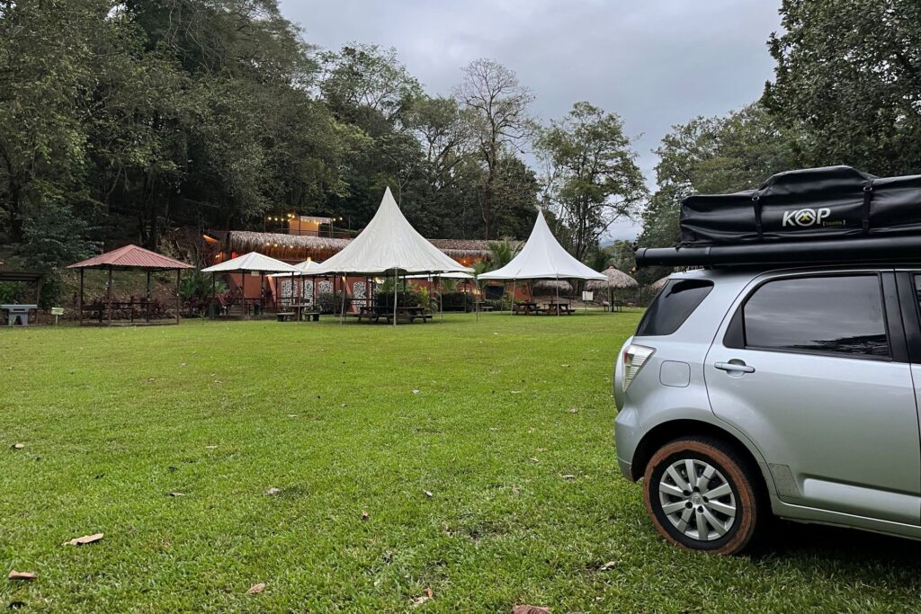 Kamperen in Costa Rica -  Camping Poza Blanca, San Mateo